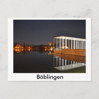 Böblingen bei Nacht Postkarte