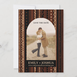 Bobo Flat Save the Date Wedding Card Einzigartig