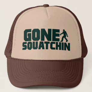 Bobo GONE SQUATCHIN Hat finden Bigfoot Truckerkappe