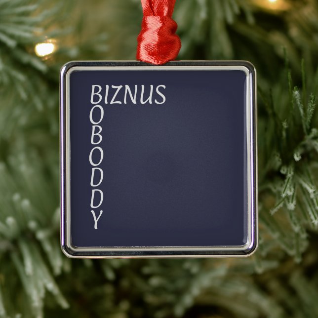 BOBODDY - Creed ist der glänzende Moment vom Büro! Ornament Aus Metall (Baum)