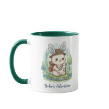 Bobo's Abenteuer-Hasen-Kaffeetasse - süß und Kawai