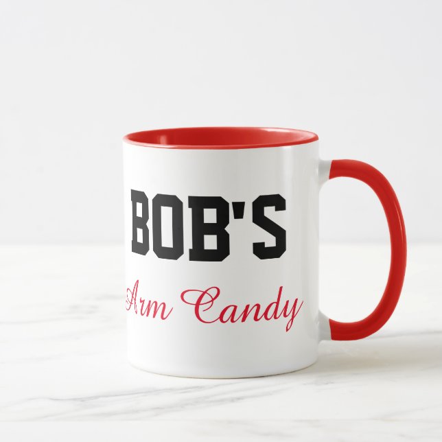 Bobs Arm Candy Rote Tasse (Rechts)