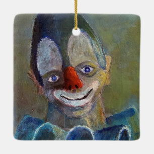 Bobs Beängstigende Clown-Ornament Keramikornament