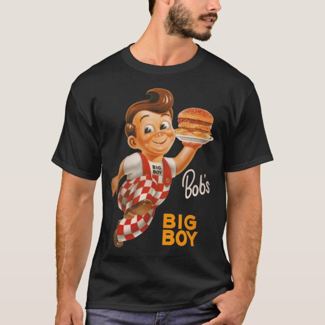 BOBS BIG BOY BURGER Freund lustig T-Shirt (Vorderseite)