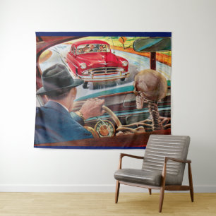 Bobs Fleisch fressende Infektion got ihm das Beste Wandteppich