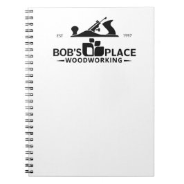 Bob's Place Woodworking Spiral Photo Notebook Notizblock