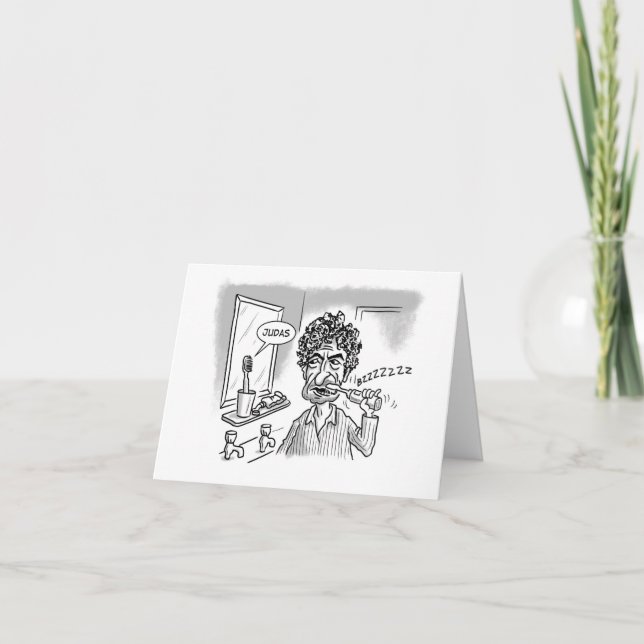 Bobs unglückliche Zahnbürste Karte (Vorderseite)