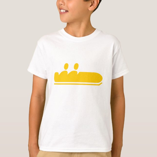 Bobsled - gelb T-Shirt (Vorderseite)