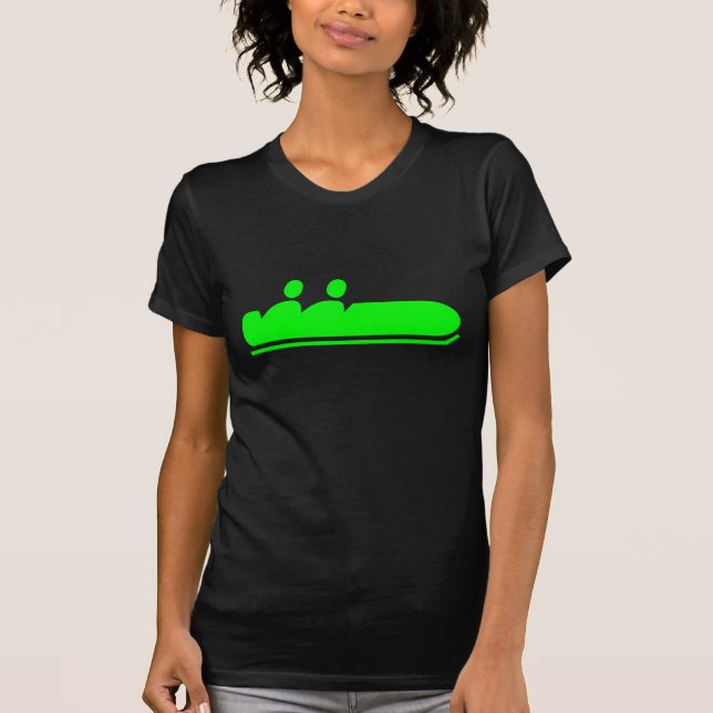 Bobsled - grün T-Shirt (Vorderseite)
