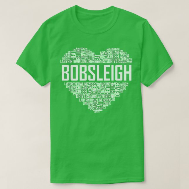Bobsled Heart T-Shirt (Design vorne)