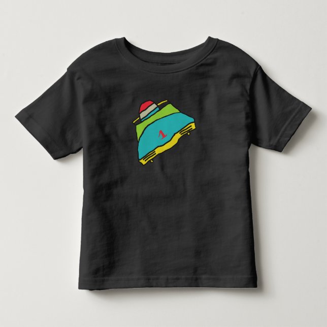 Bobsled Kleinkind T-shirt (Vorderseite)