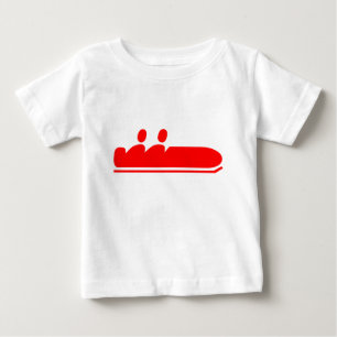 Bobsled - Red Baby T-shirt