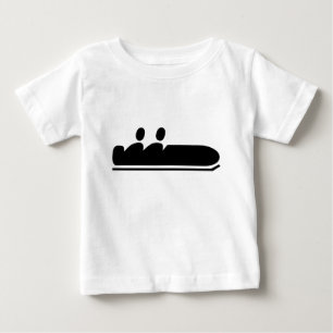 Bobsled - Schwarz Baby T-shirt