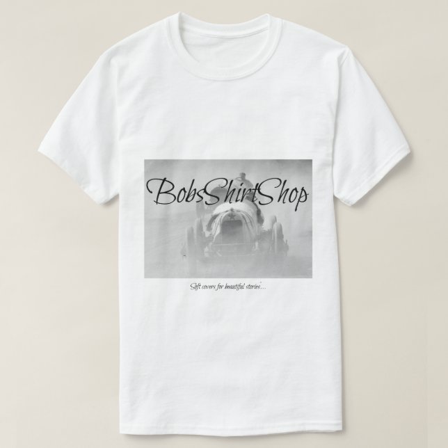 BobsShirtShop Logo auf dem T-Shirt (Design vorne)
