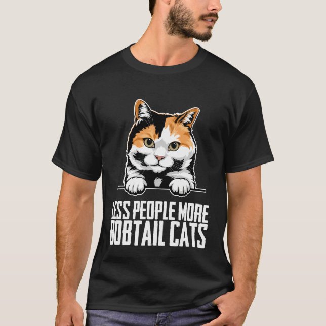 Bobtail  Bobtail cats  Bobtail mom  3 T-Shirt (Vorderseite)