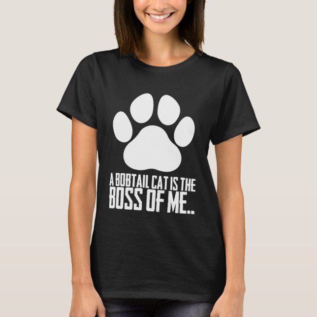 Bobtail  Bobtail-Katze  Bobtail-Mutter  7 T-Shirt (Vorderseite)