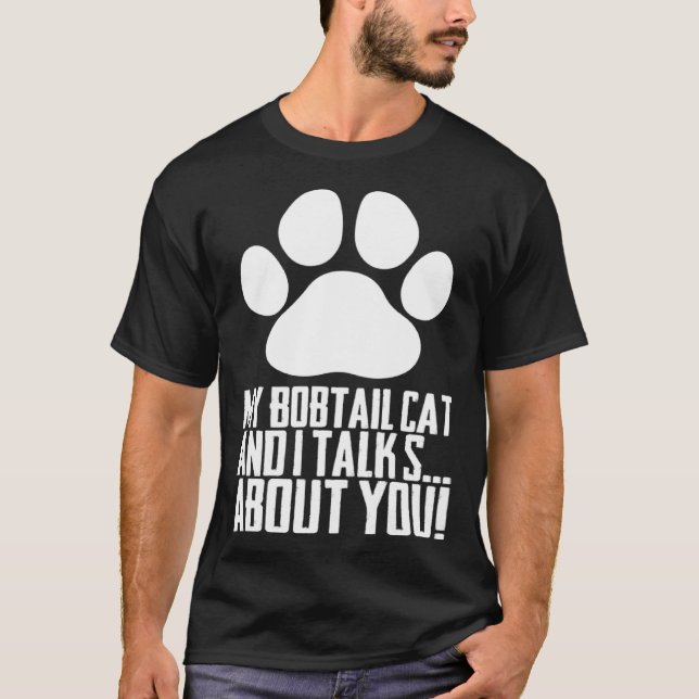 Bobtail  Bobtail-Katzen  Bobtail-Mutter  2 T-Shirt (Vorderseite)