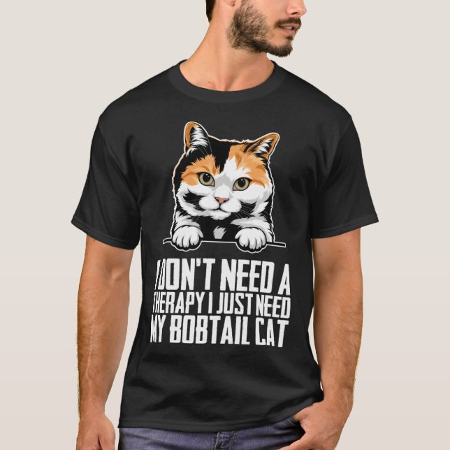 Bobtail cat  Bobtail  Bobtail kitten T-Shirt (Vorderseite)
