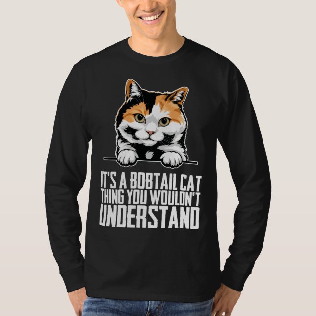 Bobtail cat  Bobtail mom  Bobtail dad  1 T-Shirt (Vorderseite)