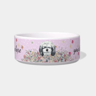 Bobtail Dog with paws Napf