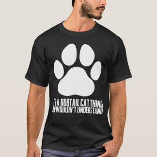 Bobtail-Kätzchen  Bobtail-Mutter  Bobtail-Vater  3 T-Shirt
