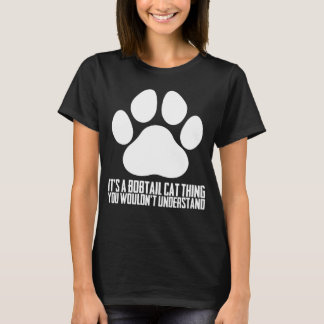 Bobtail-Kätzchen  Bobtail-Mutter  Bobtail-Vater  3 T-Shirt