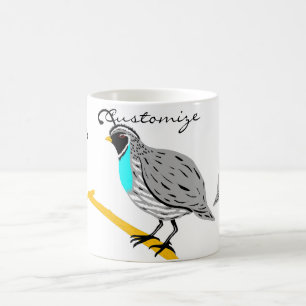 Bobwhite Blue-throated Quail Thunder_Cove Kaffeetasse