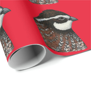 Bobwhite Quail Head Geschenkpapier