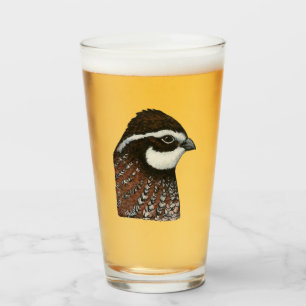 Bobwhite Quail Head Glas