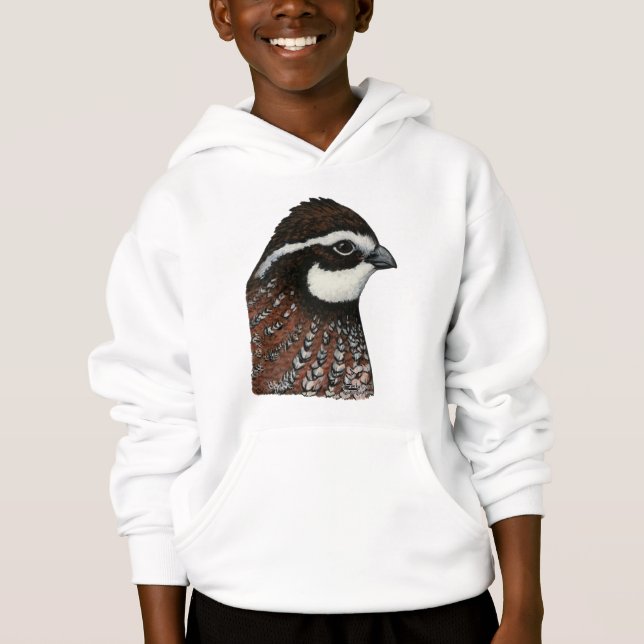 Bobwhite Quail Head Hoodie (Vorderseite)