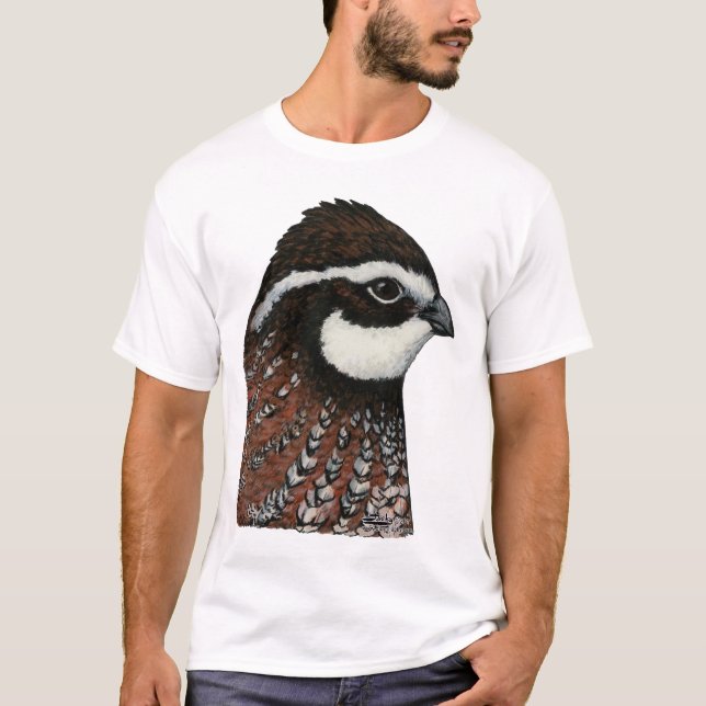 Bobwhite Quail Head T-Shirt (Vorderseite)