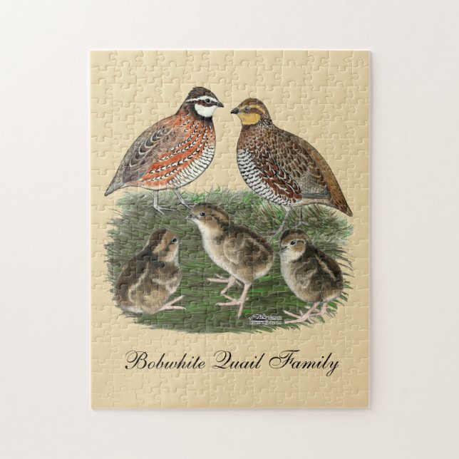 Bobwhite Quail Puzzle (Vertikal)