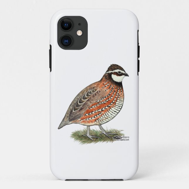 Bobwhite Quail Rooster Case-Mate iPhone Hülle (Rückseite)