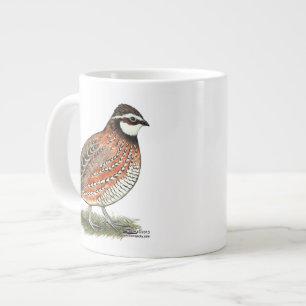 Bobwhite Quail Rooster Jumbo-Tasse