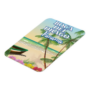 Boca del Drago Panama Beach Reiseplakat Magnet