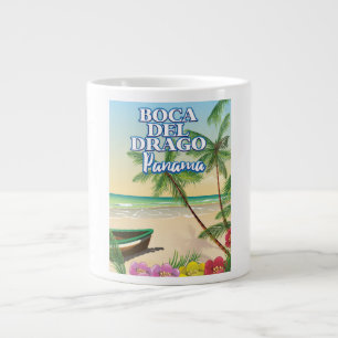 Boca del Drago Panama Strand Reiseplakat Jumbo-Tasse