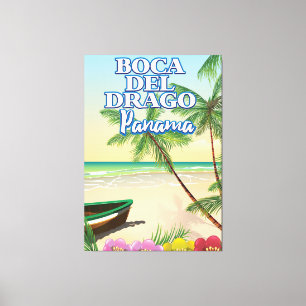 Boca del Drago Panama Strand Reiseplakat Leinwanddruck
