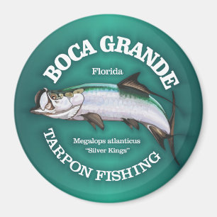 Boca Grande Tarpon Fischen Magnet