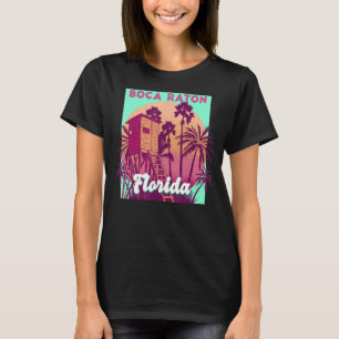 Boca Raton FL Florida Vintage Retrozene T-Shirt