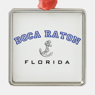 Boca Raton, FL w/anchor Ornament Aus Metall