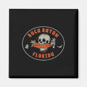 Boca Raton Florida Fl Vintage-Surfstrandfront und Magnet