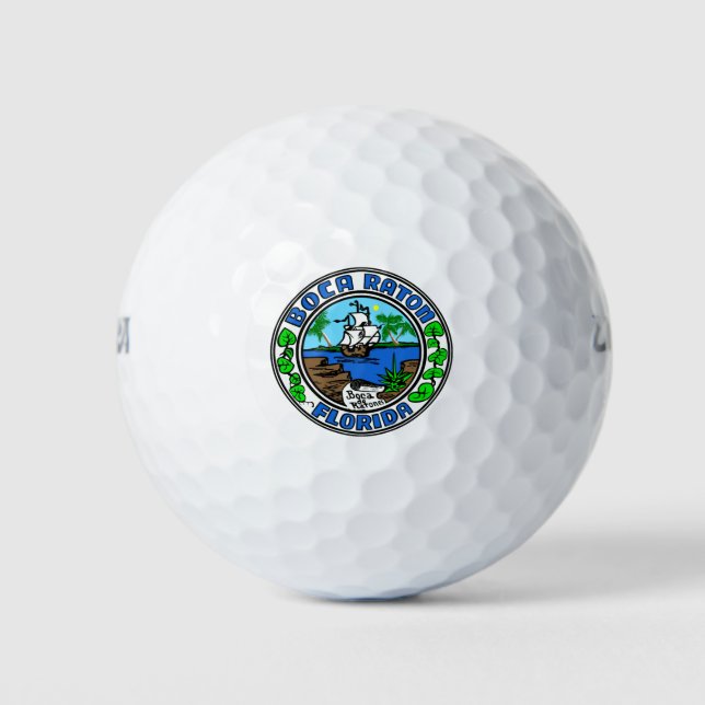 Boca Raton Florida Golfball (Vorderseite)