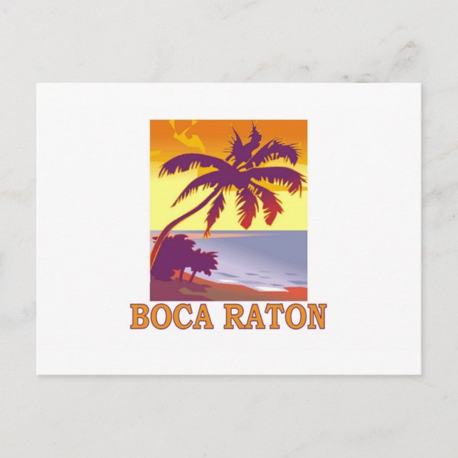 Boca Raton, Florida Postkarte (Vorderseite)