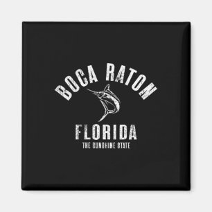 Boca Raton Florida Strand Fl Retro Vintage Strand Magnet