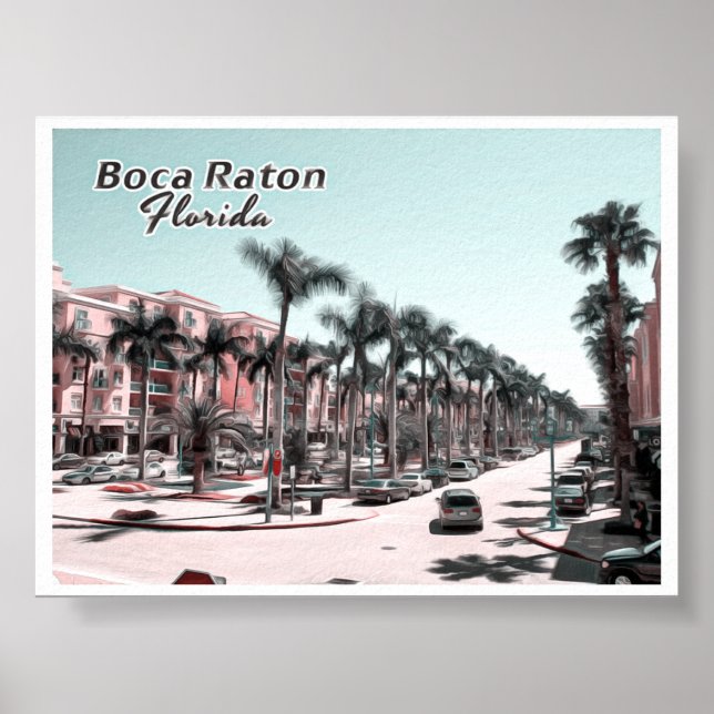 BOCA RATON - PALM BEACH FLORIDA POSTER (Vorne)