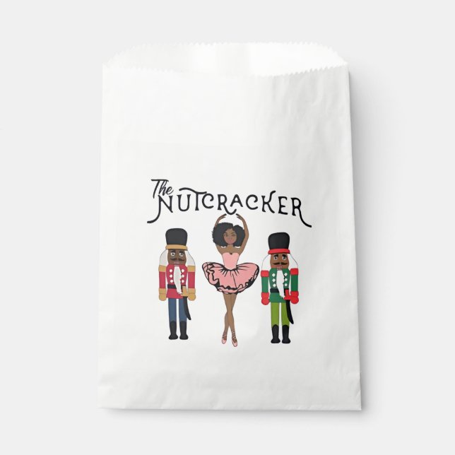 Boca Raton Schwarzer Nussknacker Lustiger Weihnach Geschenktütchen (Vorderseite)
