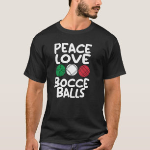 Bocca Ball Player Bocce Spiel Italienischer Bowlin T-Shirt