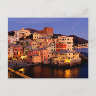 Boccadasse Dorf Postcard Postkarte