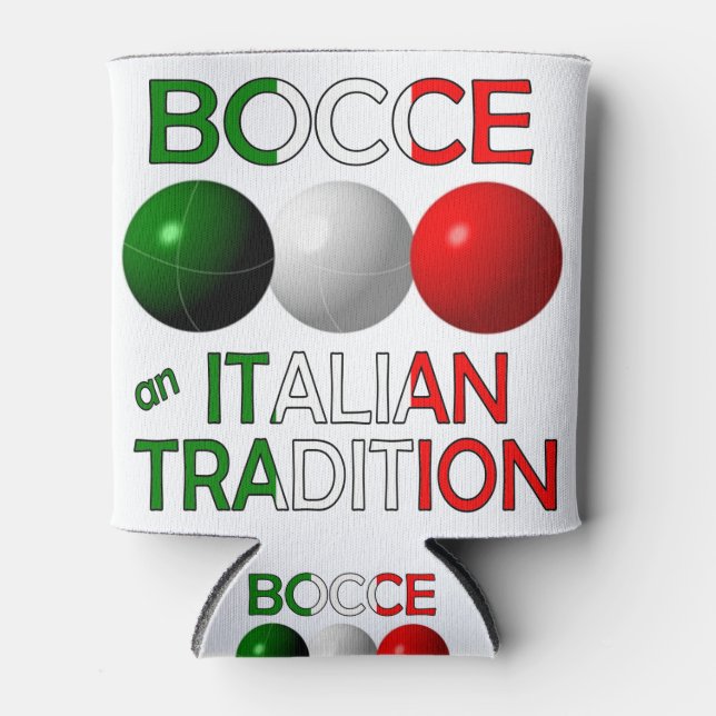 Bocce an Italian Tradition Dosenkühler (Vorderseite)