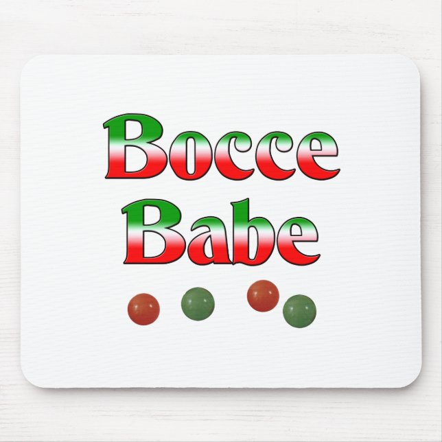 Bocce Baby Mousepad (Vorne)